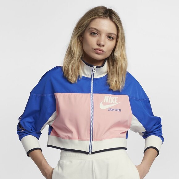 Nike Sportswear Archive Cropped Track Jacket - Picture 1 of 9